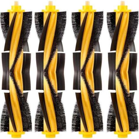 (4 Pièces) N10 Brosses à Rouleaux Brosse Principale Pièces de Rechange pour Robot aspirateur Ecovacs DEEBOT OZMO N10 N10 Plus 920 (1/4)