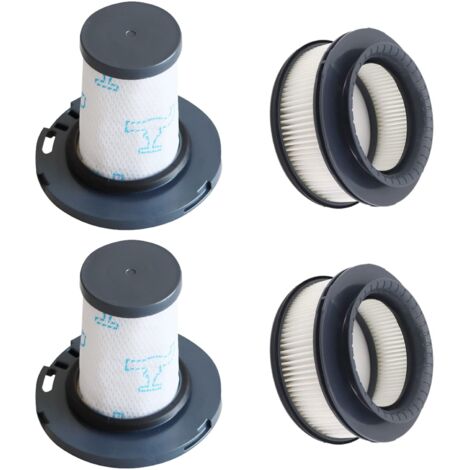 4 Pièces HEPA Filtre de Rechange Ensemble d'accessoires pour Aspirateur Rowenta X-Force Flex 11.60 14.60 15.60 Animal RH9878 RH9898 RH9958 RH99F1 (Remplacement ZR009007 ZR009008) (1/5)