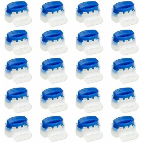 connecteur de câbles, Connecteurs de câble remplis de gel ou graisse, résiste à l’eau et aux intempéries, Parfait pour jardin & extérieur et tondeuse robot et Voiture Mower (20 pcs)