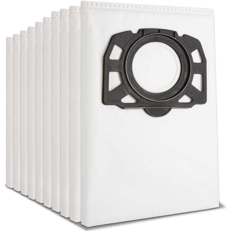 Lot de 10 sacs aspirateur pour Kärcher 2.863-006.0, Sacs Aspirateur pour Kärcher WD4 WD5 WD6 WD5P WD6P Premium MV4 MV5 MV6 p (1/4)