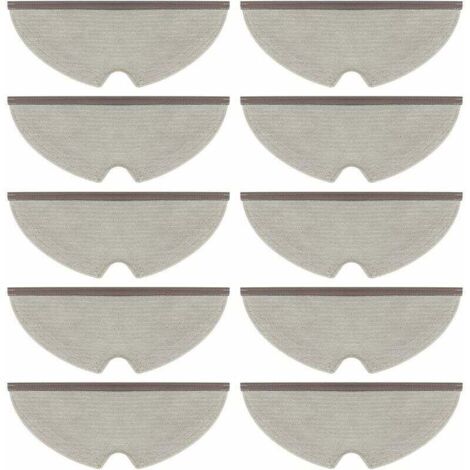 Lot De 10 Chiffons De Nettoyage Pour Aspirateur Xiaomi Roborock S5 S50 S51 S55 S6 S6 Maxv S5 Max (1/4)