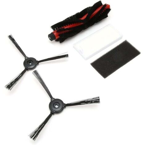 Kit de Filtre de Brosse Latérale Principale,Ensemble de Remplacement de Filtre de Brosse Latérale de Brosse Principale Adapté aux (1/4)