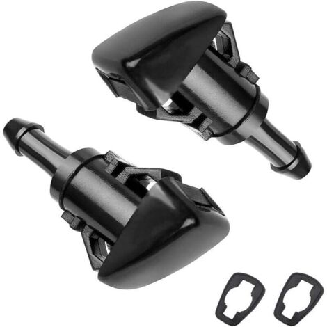 Essuie Glace Peugeot 207 Uxcellu00ae 2 Pcs Plastique Avant De Voiture Pare-brise Rondelle D'essuie-glace D'eau Buse De Pulvu00e9risation Pour Essuie Glace Clio 4