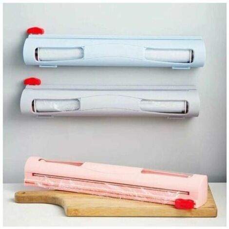 Distributeur De Film Étirable Rechargeable Avec Coupe Coulissante – Écologique Et Pratique Pour Cuisine Pro Ou Maison