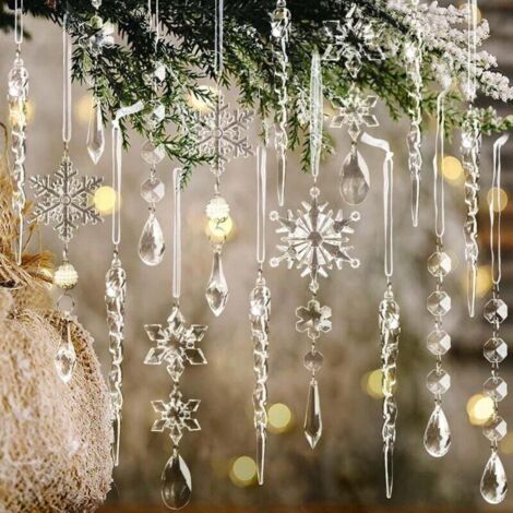 Flocons De Noel Sculptes Elegants