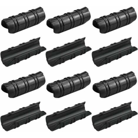100 colliers de serrage pour serres, colliers de serrage pour tuyaux de 19 mm pour fixer les couvertures aux serres de jardin, aux films et aux plantes. (1/4)