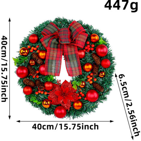 Décoration Festive Réutilisable Ycezw Couronne De Porte D'entrée, Couronne De Cloche De Noël – Couronne Artificielle De Noël Avec Pommes De Pin, Couronne De L'Avent De Noël Avec Nœud Et Cloche Pour Décoration Festive Réutilisable Ycezw Couronne De Porte D'entrée, Couronne De Cloche De Noël – Couronne Artificielle De Noël Avec Pommes De Pin, Couronne De L'Avent De Noël Avec Nœud Et Cloche Pour