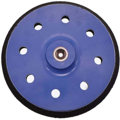 Plateau de ponçage 180mm, 8 trous, MOYEN, pour disque abrasif, Accessoire pour Ponceuse Excentrique (1/4)