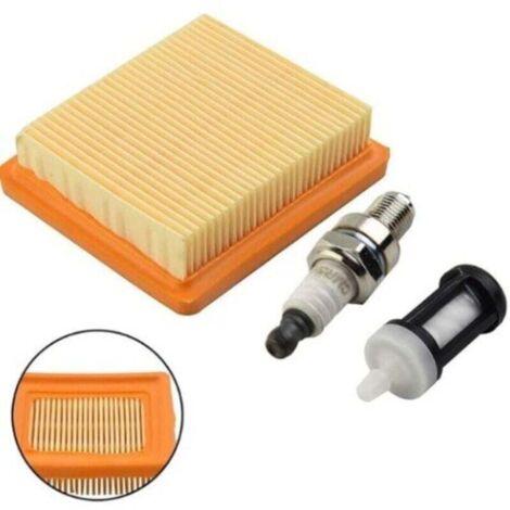 4180 141 0300 Filtre à air pour Stihl FS91 FS91R KM91R FS89 FS131 FS311 FC96 KM91R KM111R KM131 KM131R BT131 HT102 HT103 HT132 Élément de filtre à air pour débroussailleuse HT133 (1/4)
