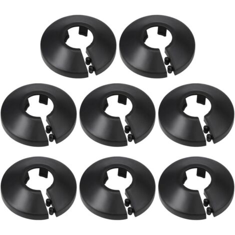 Lot de 20 colliers de serrage en plastique pour tuyau de radiateur, décoration pour tuyau de 16 mm de diamètre – Noir