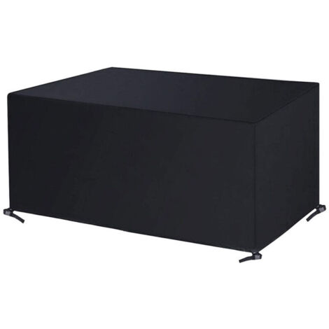 Bâche de Meubles, 213x132x74cm Rectangulaire Housse Canape Exterieur, Housse de Banc de Jardin Imperméable, 420D Oxford Tissu Anti-UV poussière pour Housse Table, Housse de Canapé de Jardin