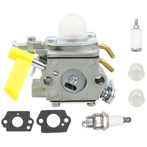 Kit carburateur 5 pièces avec joints et bougies d'allumage, adapté au carburateur 30CC RY09050 ZAMA C1U-H60 309368001 Pièces de tondeuse à gazon (1/4)