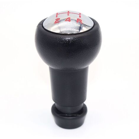 Pommeau de levier de vitesse 5 vitesses, compatible avec Peugeot 106 107 205 206 207 306 307 308 3008 (lettre rouge)