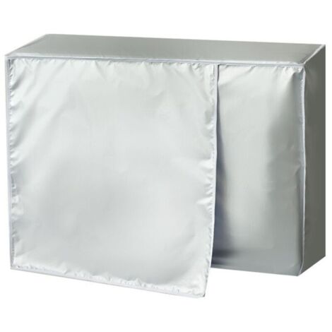 Housses de Climatiseur pour I'hiver Cache Climatiseur Exterieur, Étanche à la Poussière et à la Neige,Protection Contre la Pluie et le Soleil,En Tissu Oxford,pour Unité Externe (75x26x57cm)