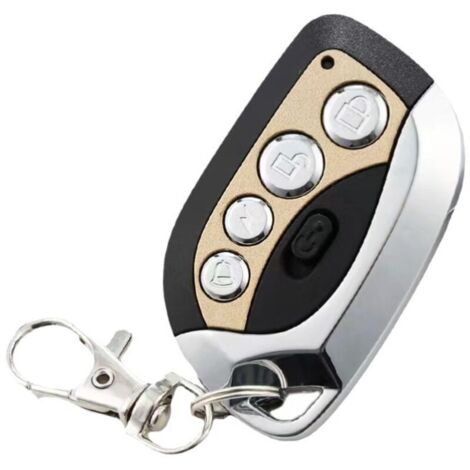 Duplicateur de Télécommande sans Fil,Télécommande Portail Copie,433.92MHz Clonage Électrique Clonage Universel Duplicateur Clé Fob pour Porte de Garage (Or)