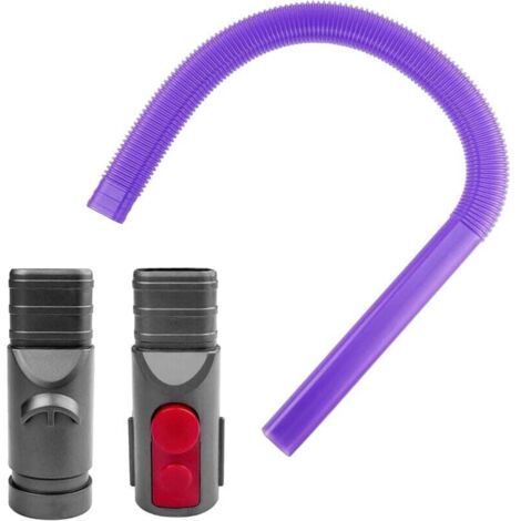 Suceur pour Dyson V6 V7 V8 V10 V11 V12 V15 Aspirateur, Embout Suceur Plat Flexible Accessoire, pour Enlève les Peluches des Sèche-linge, des Ouvertures d'Aération et de la Voiture (1/4)