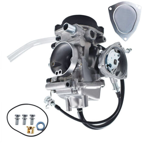PD33J Carburateur Compatible avec Yamaha Kodiak 400 450 Big Bear 250 400 Wolverine 350 450 Grizzly 350 400 450 YFM350 YFM400 YFM450 YFM250 ATV (1/4)