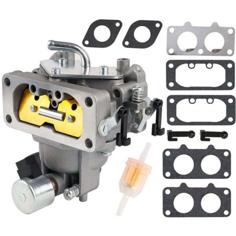 Carburateur 15004-1010 pour Kawasaki FH641V FH661V FH721V FX850V 22 HP Moteur, remplace 15004-7024 15004-0757 15004-1005 15004-0763, avec Joints, Filtre Ă Carburant
