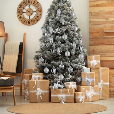 Lot De 18 Boules De Noël Transparentes Irisées - Ornements Sapin Plastique, Tailles 3 à 6cm, Pour Mariage Ou Fête