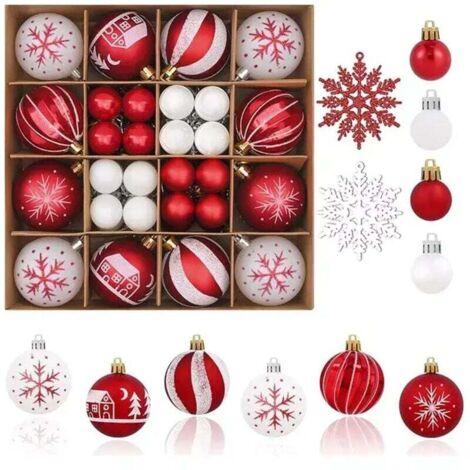 Adornos Esferas De Navidad Decoración 40pcs Para Árbol (1/4)