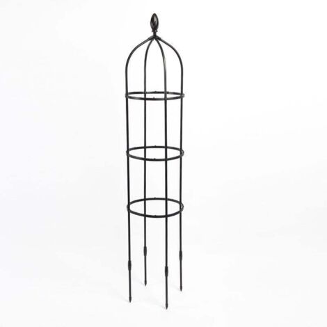 Obélisque de Jardin, Tuteur Plante Grimpante, Jardin Tuteurs de Plantes, Treillis Fleur Soutien de Arche de Jardin en Forme de Tour pour Plantes grimpantes,AAFGVC (1/3)