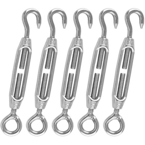 Tendeur à cages, lot de 10 Vis pour panier à fleurs en acier inoxydable - M4 - RWTendeur à cages