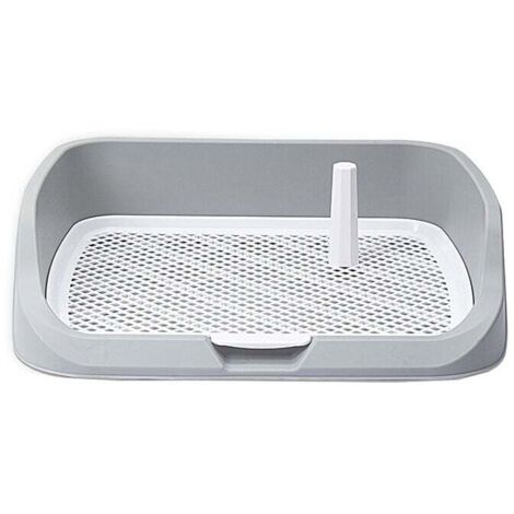 Ramasse crottes et sacs à crottes,Toilette pour Chien Formation Chien Toilette pour Chiot Entraîneur Toilette avec Clôtures Entraîneur Pot Portable pour Chiens Moyens, Petits Et Chats 65x50x6.5 Cm (1/2)
