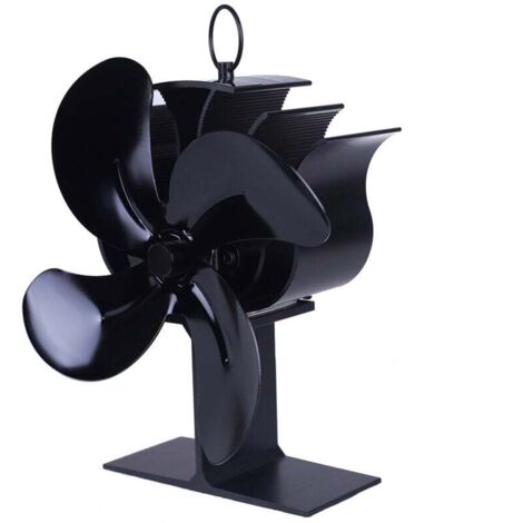 Ventilateur de cheminée ventilateur thermodynamique aluminium accessoire de cheminée et poêle (1/4)