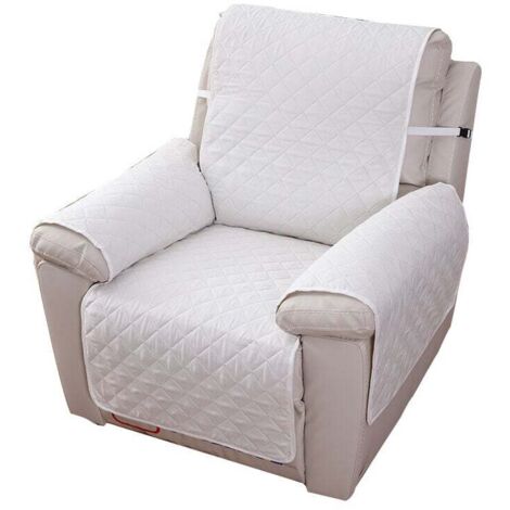 Housse Fauteuil Relax 1 Place, Housse de Canapé Protecteur Inclinable Imperméable pour Chambre （Beige 55×200）