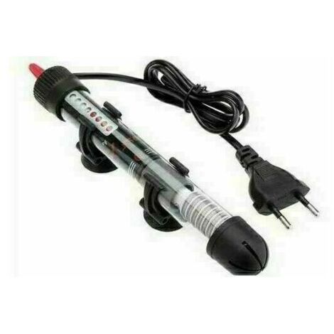 Chauffage pour aquarium- Tige Chauffante Aquarium Submersible, Reglage De La Temperature, 220-240V 25W-