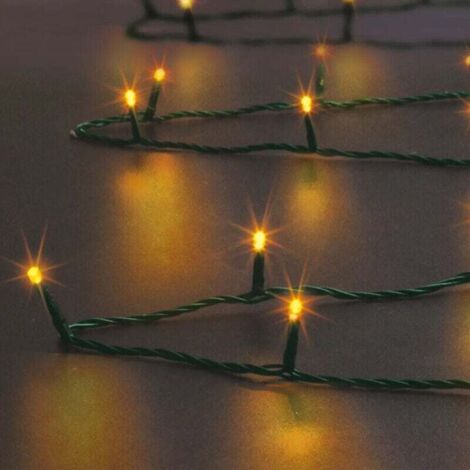 Guirlande lumineuse extérieur 50 LED blanc chaud et froid 5m - Feeric lights & christmas