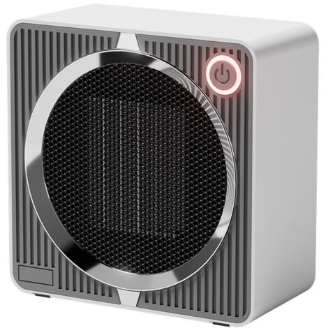 Chauffage Électrique Portable Bas Bruit 45-50dB, 500W, Petit Format 14x7.5x16.5cm, Chauffeur d’Air pour Maison et Bureau, Zone Chauffée ≤10㎡ (1/5)