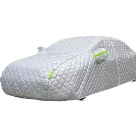 Housse de Voiture Spécifique pour Audi A6L, Housse de Protection Automobile en Couette Épaisse d'Hiver, Tissu Oxford Imperméable, Anti-Neige, Anti-Givre, Anti-Hail