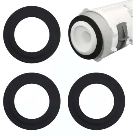 Lot de 3 joints d'étanchéité en caoutchouc de rechange pour soupapes de chasse d'eau Siamp T-oilet 49 et 50, réparation de fuite de T-oilet, pièces F-Lush