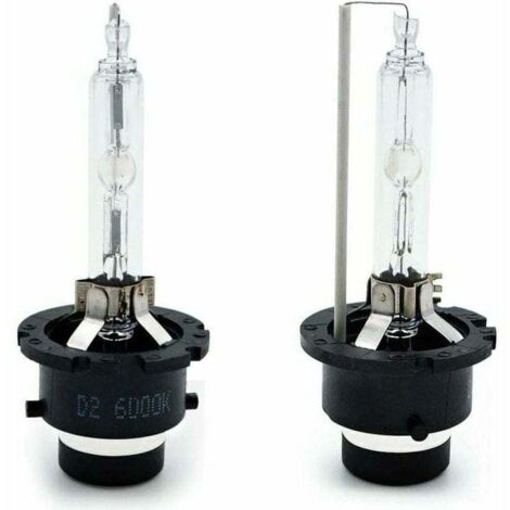 Tigrezy D2S Xénon Kit 6000K HID Lampe à Décharge Phare 35W Blanc Remplacer pour Halogène ou LED Ampoules Extérieures (2 pièces) (1/4)