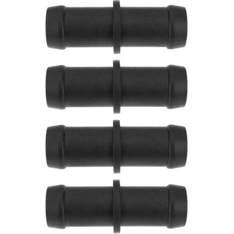 Lot de 4 Connecteurs de Tuyau de Liquide de Refroidissement de 18 Mm pour Tuyaux de Voiture de Diamètre Intérieur de 18 Mm (1/4)
