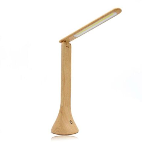 Lampe de Bureau ALOVEZ LED Wood Touch (1/4)