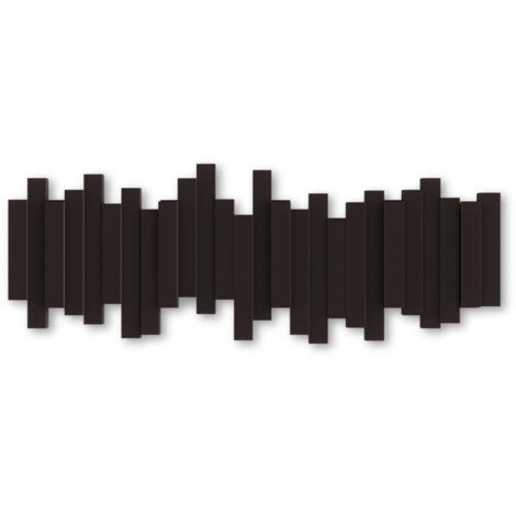 Porte-manteau mural à 5 crochets(noir) (1/4)