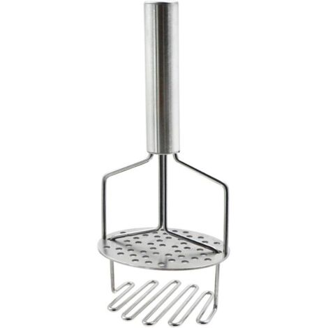Presse-purée, presse-purée en acier inoxydable, presse-purée, presse-légumes pour lave-vaisselle, purée de pommes de terre, légumes et fruits, aide de cuisine (1/4)