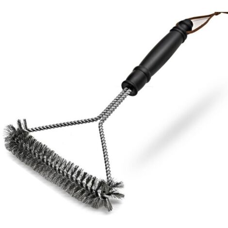 Ensemble de 2 brosses de nettoyage pour gril triangulaires de 12 po (1/3)