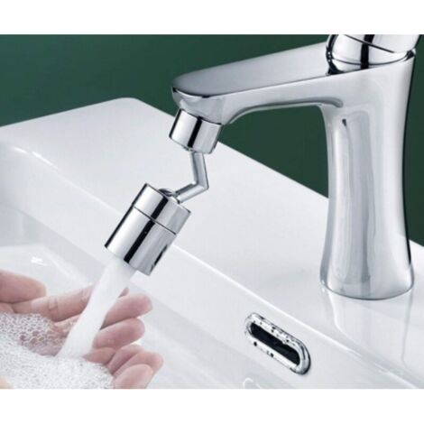 720 ° Universel Cuisine Robinet Anti-éclaboussures Aérateur Salle De Bains Robinet Rotatif Robinet Pulvérisateur Économie D'eau Robinet Buse Extender Adaptateur 1PC (1/3)