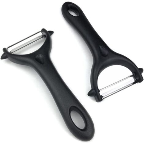 2 PCS Econome Legumes,Epluche Legume, Eplucheur lLegumes,Vegetable Peeler, Epelucheur Légume Spaghetti,Éplucheur,Eplucheur Pomme De terre,Potato Peeler,Pèle Légumes,Epucheur Legumes,Économe à Dents(no (1/4)