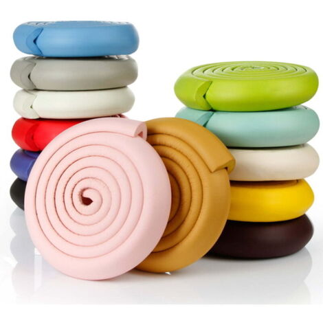 Protège-coins en forme de L pour meubles, bord de table, coussin d'angle, escalade, bébé, tout-petits, ensembles de sécurité, protections en caoutchouc extra épais, pare-chocs en mousse, bande souple