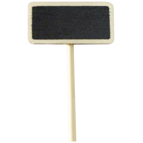 20 tableau noir plug-in bonsaï plug-in carte bambou signe tableau d'écriture bricolage pot de fleurs décoration micro-paysage accessoires-hauteur 6.5cm largeur 4cm (1/4)