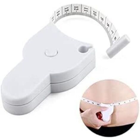 Ruban à mesurer pour le corps – Ruban à mesurer pour le corps auto-serrant 150 cm/60" Taille de mesure sur mesure pour la taille, la poitrine, la jambe (1/4)