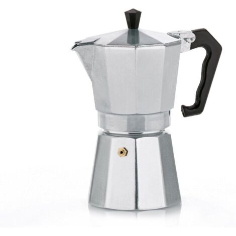 Cafetière moka pour 6 tasses, cafetière moka pour cuisinière à gaz, cuisinière électrique, cafetière italienne classique, cafetière expresso pour la cuisinière, cafetière de camping