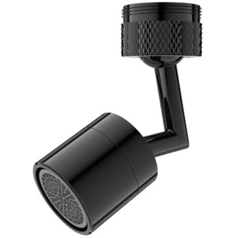 Rallonge de robinet de cuisine en laiton noir 720 °, robinet de salle de bain, robinet rotatif, rallonge de pulvérisateur, économie d'eau, adaptateur de buse de robinet 1 Mode (1/4)