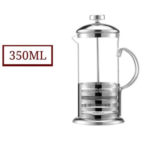 Cafetière domestique – machine à café filtre, mousseur à lait, tasse à café, cafetière filtre à main en verre pour thé et café (1/4)