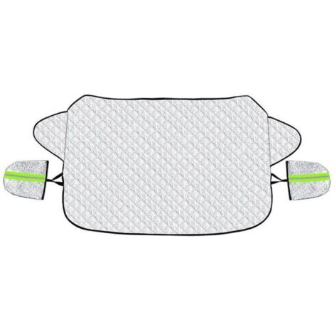 Couverture Pare-Brise Voiture, Bâche Pare Brise Protection Magnétique Couverture Repliable, Pare-Soleil de Voiture, Universelle pour Voiture Anti Givre, Neige, Glace, 147 x 100cm (1/4)