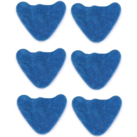 6 Packs pour housse vadrouille VAX S86-CCM-3 S86-MC-C S86-SF-B S86-SF-C--31x24cm bleu